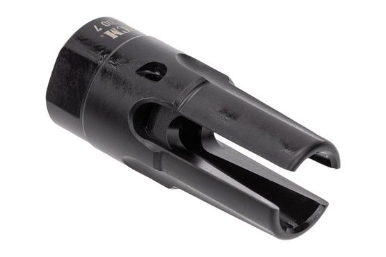 BCM AR-15 BCMGUNFIGHTER Compensator Mod 7 has an open tine design to reduce flash signature